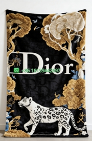 Dior Throw Blankets